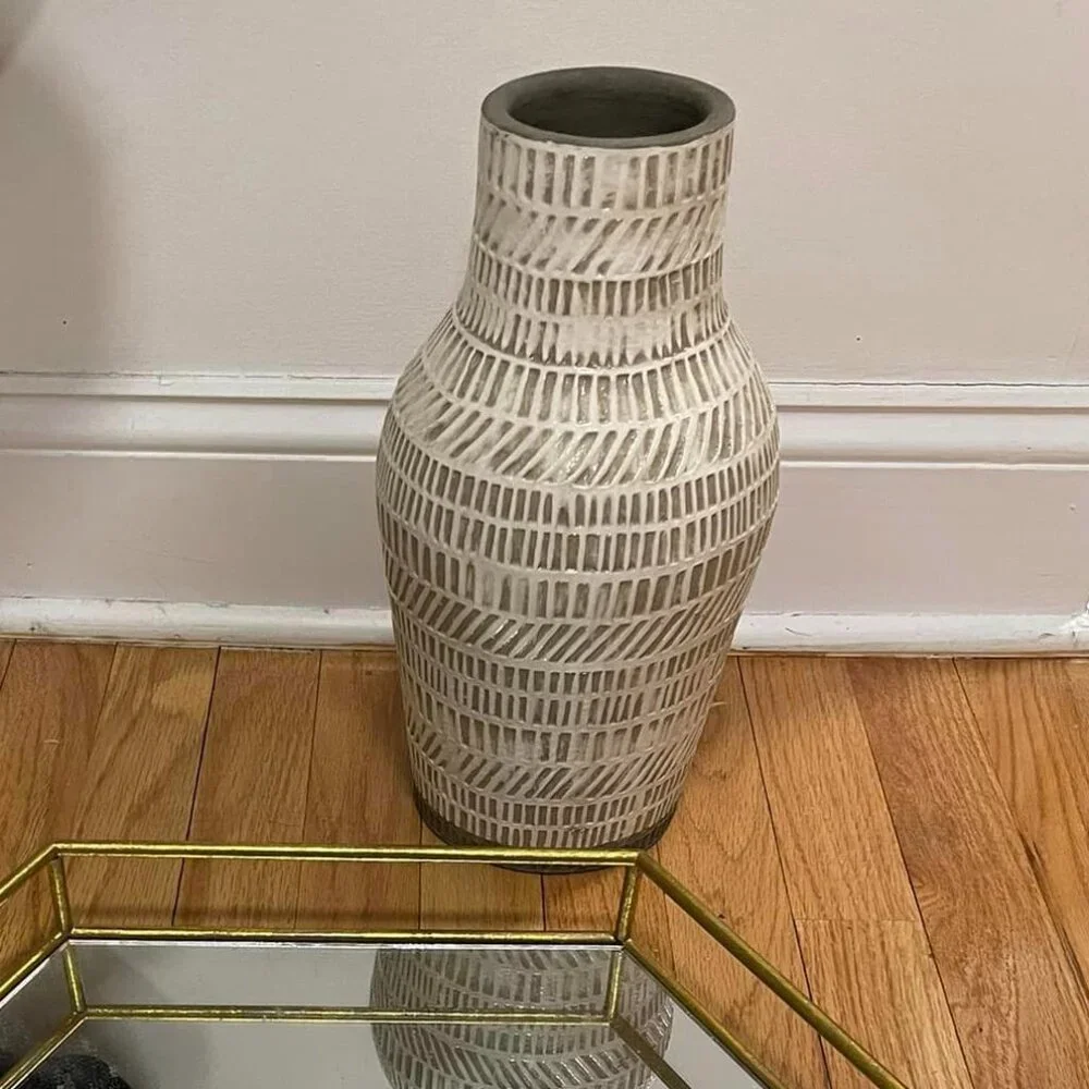 Lati Vase with White Neo-Classical Design Vintage